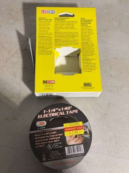 Scotch mount tape, Neoprene Washer screws, Gator Grip traction tape, discs and more