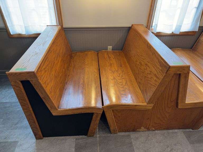 Wooden Dining Booths