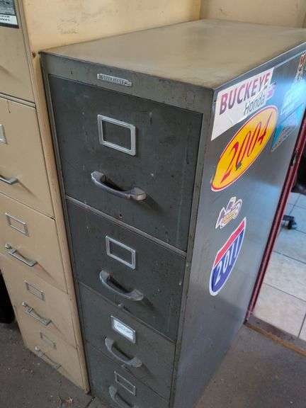 Peerless metal filing cabinet - 15" x 28" x 52"