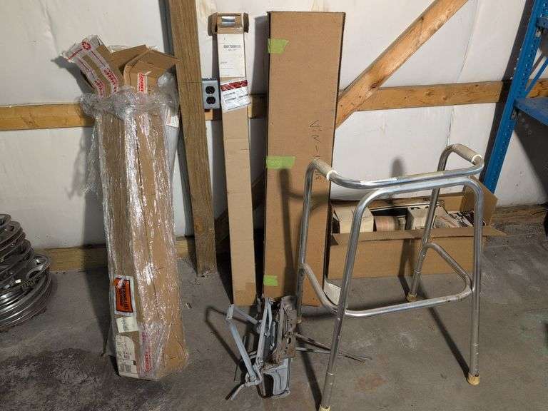 Miscellaneous car parts, walker, and more