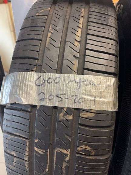 (2) tires like new - 205/70/16 and 215/75/16