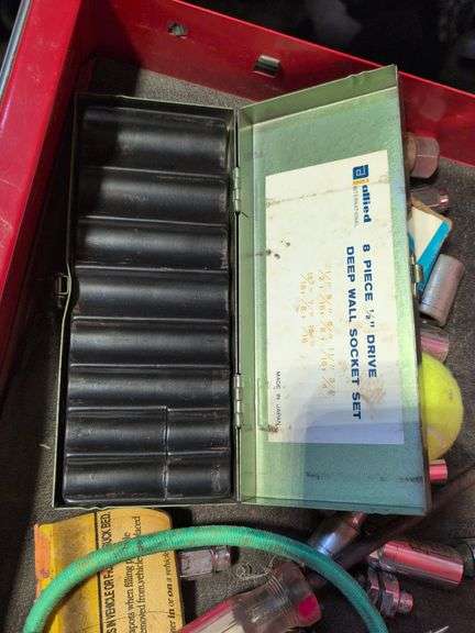 Various sockets, washers, and more