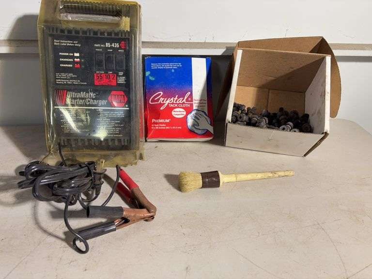 UltraMatic Starter/ Charger, Crystal Tack cloth, and Valve stems