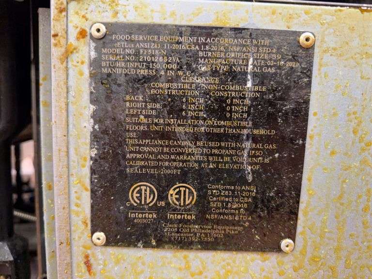 Avantco Tube Floor Fryer