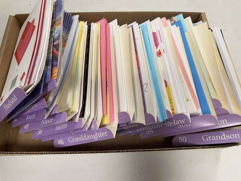 BIRTHDAY & FAMILY BIRTHDAY CARDS- large lot