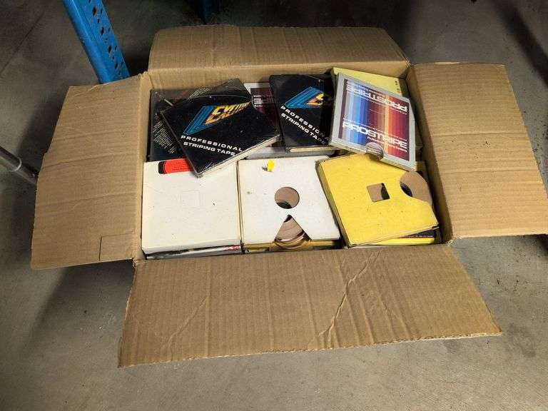 Box of striping tape