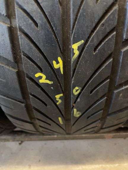 (2) tires like new - 245/50/16