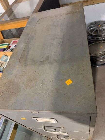 Art metal filing cabinet - 15" x 29" x 52"