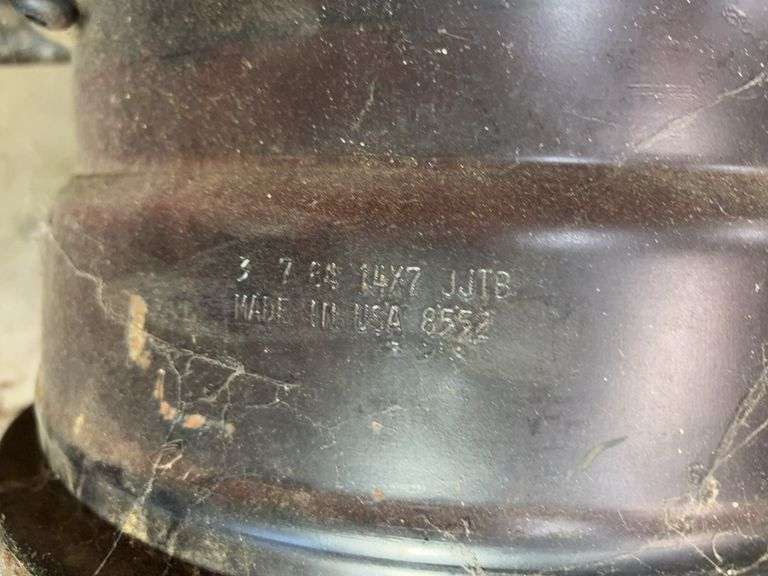 (4) 14” wheel rims -see photos