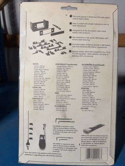 Car stereo Installation kit in box