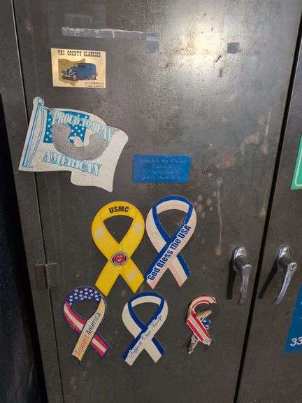 Metal storage cabinet - 3’ x 18” x 78” tall