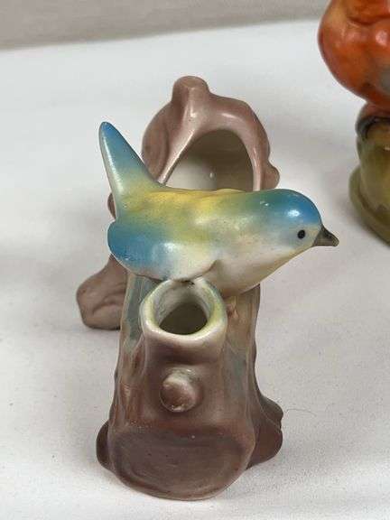 CZECH ART POTTERY BIRDS