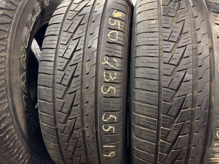 (2) tires like new - 235/55/19