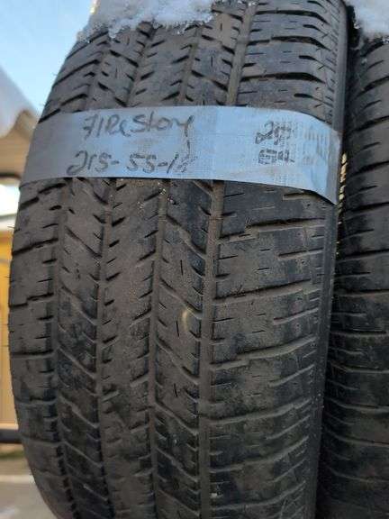 (2) tires good condition - 215/55/18