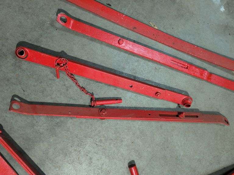 Miscellaneous red metal parts