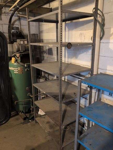 Metal shelving rack - 37" x 24" x 87"