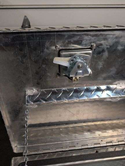 AW Gear aluminum toolbox for truck bed