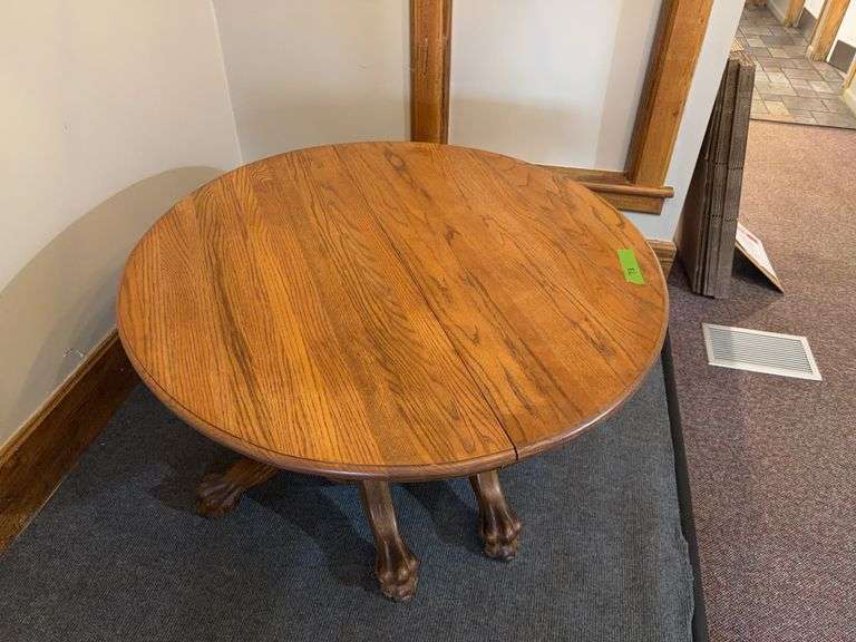 Round Wooden Dinner Table