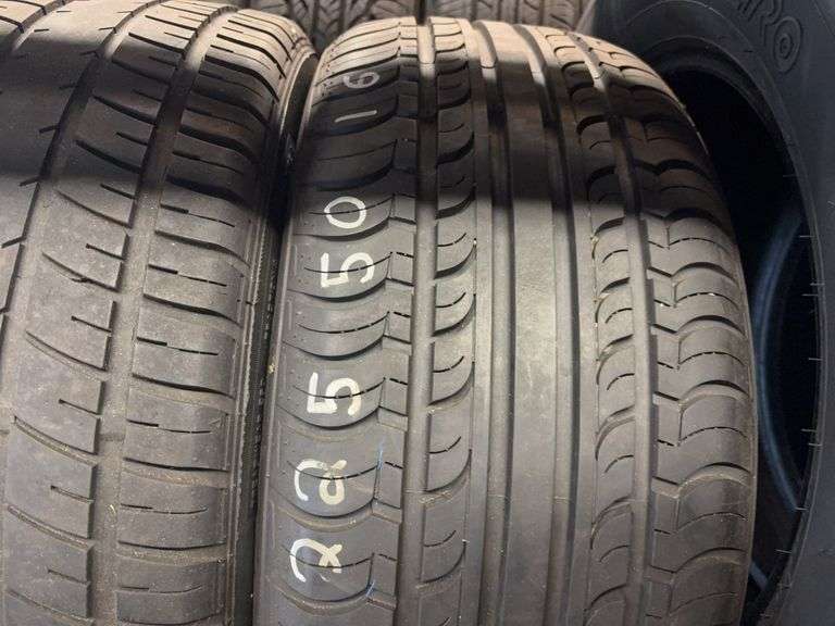 (4) tires like new - (3) 225/50/16 and (1) 225/55/16