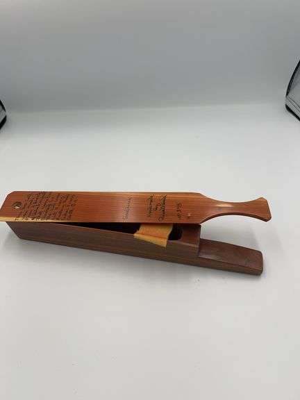 Russell Beard Black Walnut Paddle #395 "Signed"