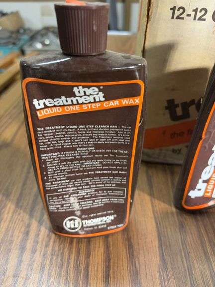 Assortment of steel wool and car wax