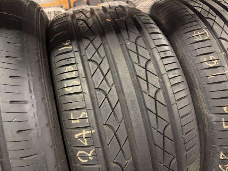 (2) tires like new - 245/50/16