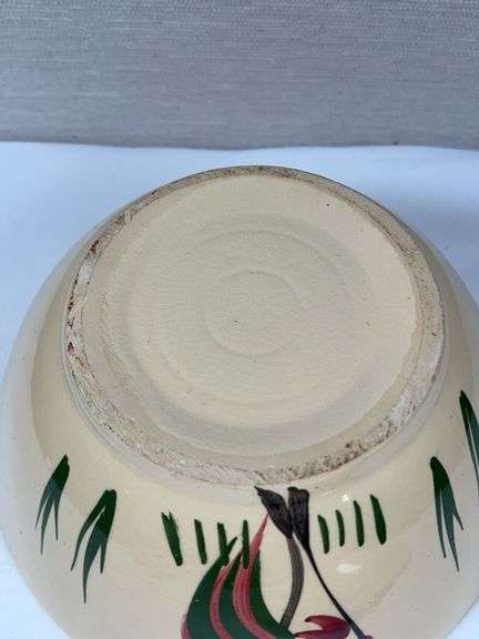 Watt Pottery Rooster ice bucket