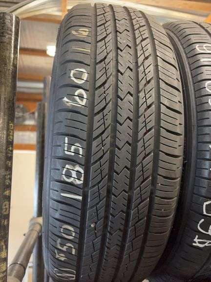 (2) tires like new - 185/60/16