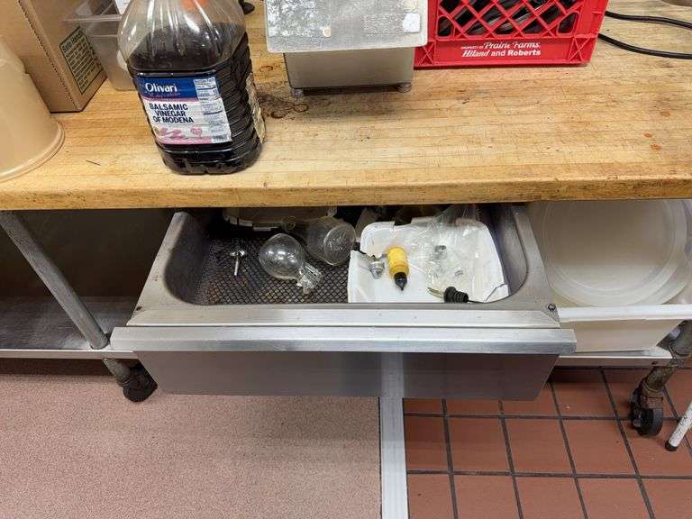 Butcher Block Work Table