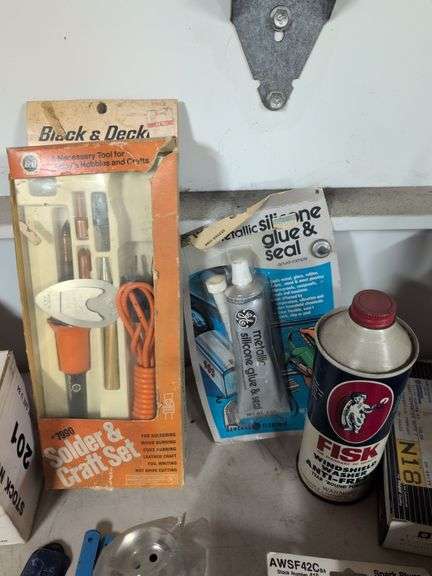 Electrical tape, engine enamel, new spark plugs, and more