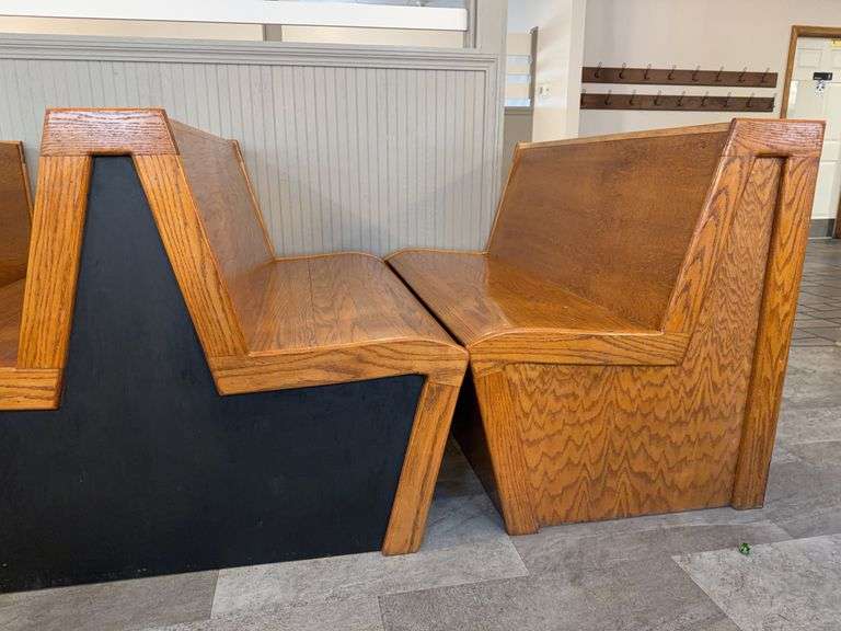 Wooden Dining Booths