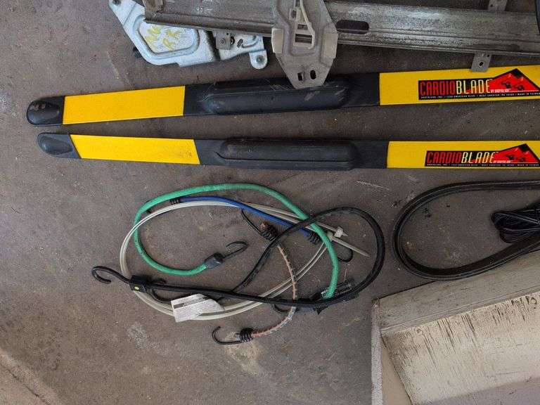 Extension cord, jumper cables, bungee cords, and more