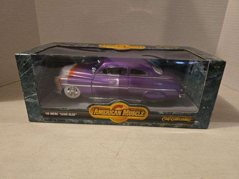 ERTL 1949 MERCURY LEAD SLED MUSCLE CAR 1:18 SCALE IN BOX