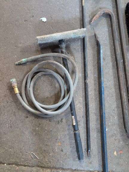 (4) pry bars and other items