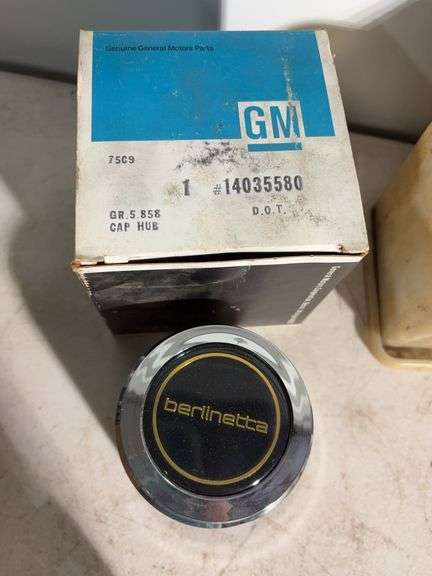 Box of tape, Cap hub, baseball, sign letters and more -see photos