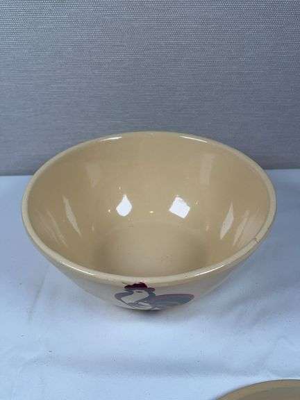 Watt Pottery Rooster ice bucket