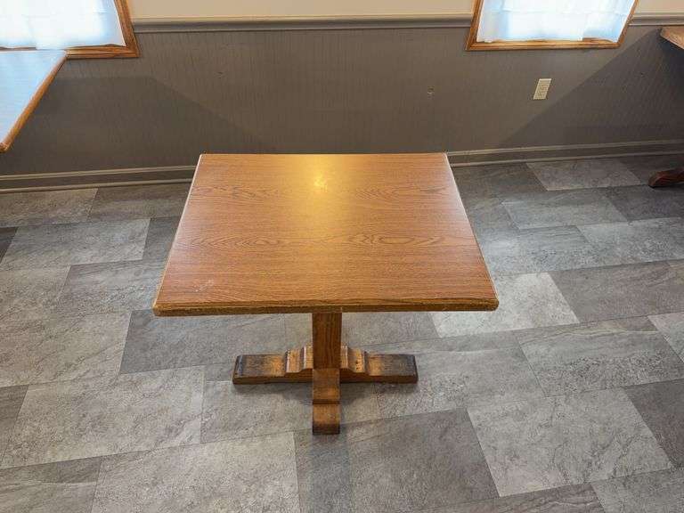 2’ Wood Dining Table