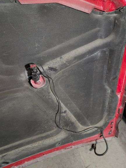 Black Chrysler vehicle hood - see photos