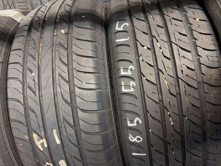 (4) miscellaneous tires like new - (2) 15", (2) 14" - see photos