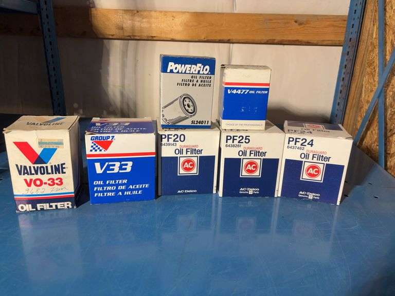 (7) Oil filters -AC and Valvoline