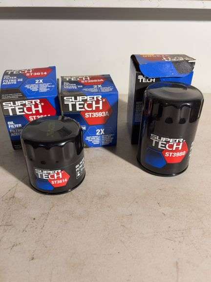 (9) Super Tech Oil filters