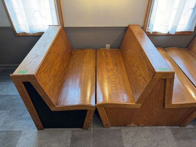 Wooden Dining Booths