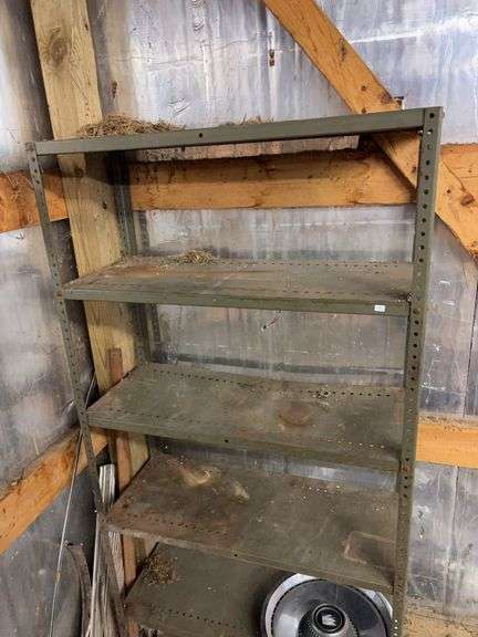 Metal shelving - 36" x 14.5" x 75"