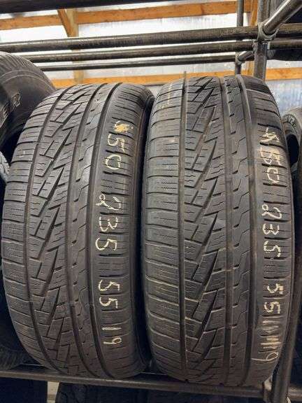 (2) tires like new - 235/55/19