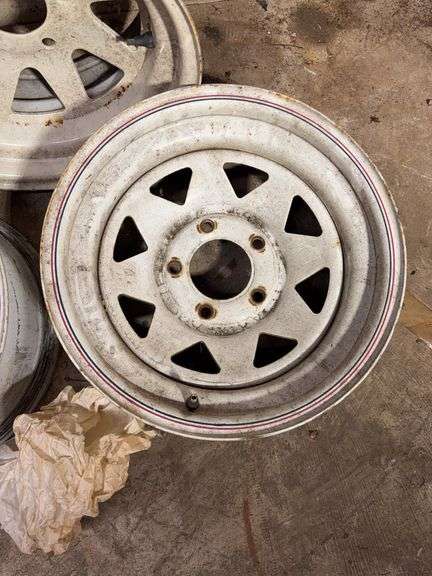 (3) 15" wheel rims - see photos