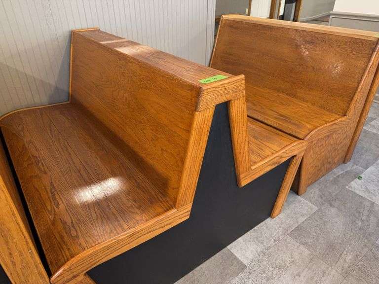 Wooden Dining Booths
