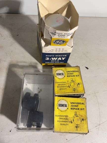 Polymer Paint sealant, (4) Door lock trims, (2) Universal joint repair kits, Battery washers, hydrau