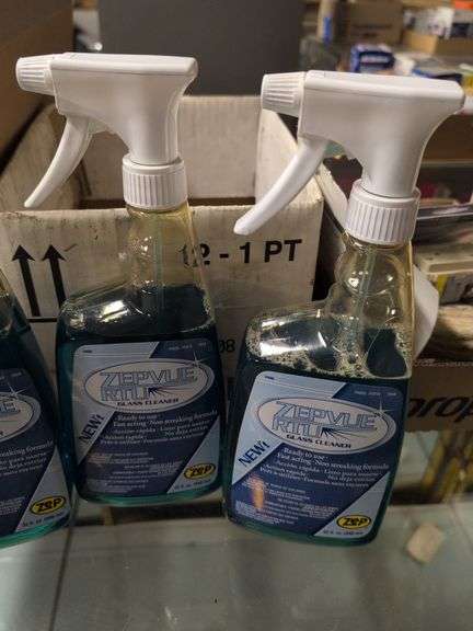 (4) bottles of glass cleaners