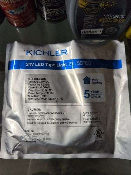 LED tape light, partial oils and lubricants