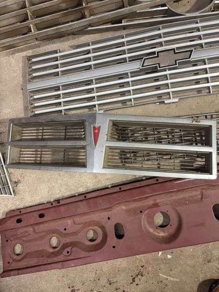 Miscellaneous grill covers, other vehicle parts and emblems